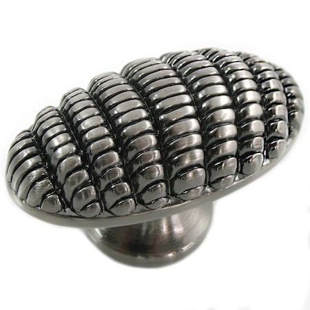 Mng 1 7/8" Honeycomb Egg Knob, Satin Nickel Antique 10511